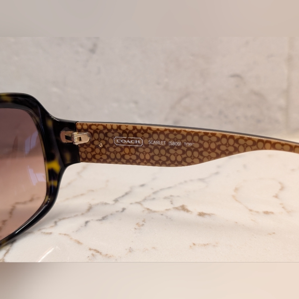 Coach Sunglasses - Brown Tortoise GUC - Picture 12 of 15